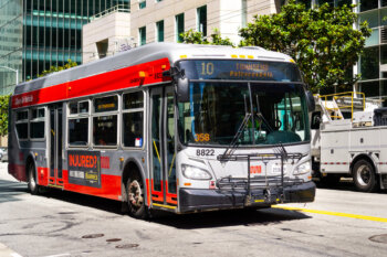 MUNI bus in San Francisco