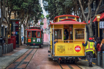 Historic Streetcar, Powell Street, San Francisco