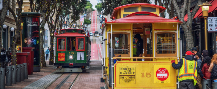 Historic Streetcar, Powell Street, San Francisco